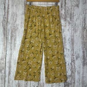 gudrun sjöden floral cropped pants size L